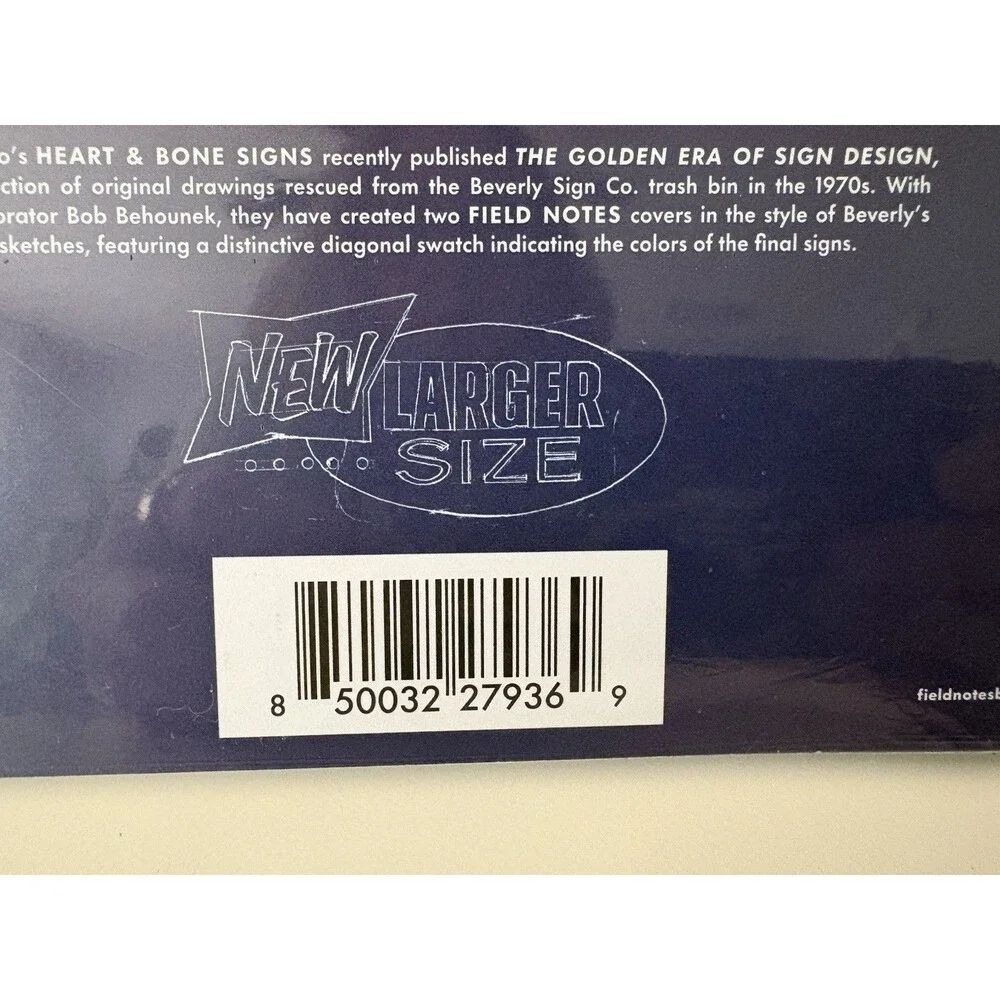 Field Notes 64 Page 6x8 Note Book Durable Materials USA Chicago 2 Pack New!